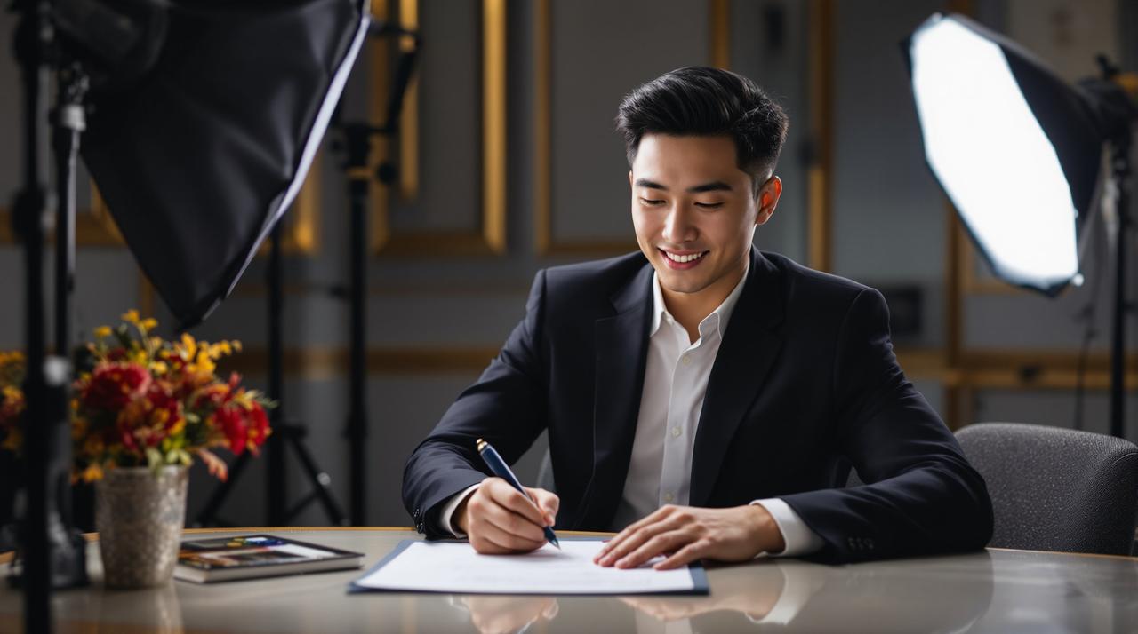 新生代演员苏晨正式签约色视频,开启全新艺术征程